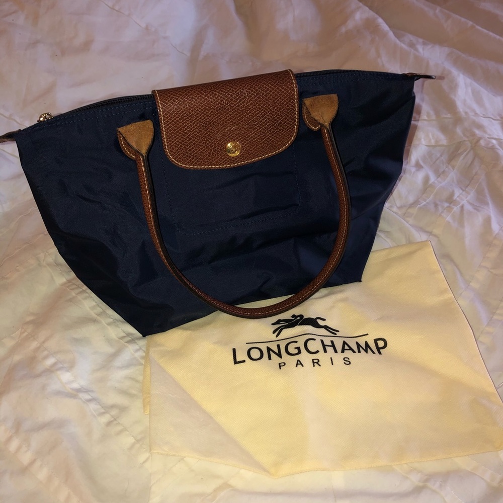 Navy Le Pilage Longchamp- Small